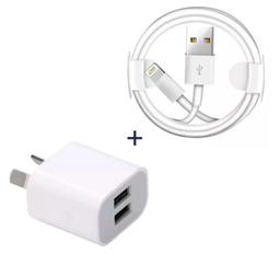 Refurbished 9eight5 Ladekabel (1m) & Netzstecker für iPhone (NZ / AU) - Reebelo Österreich
