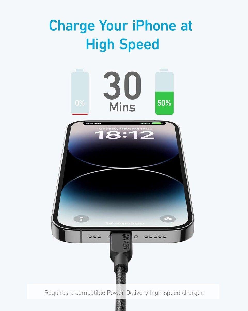 Refurbished Anker 322 USB-C auf Lightning Ladekabel (2er Pack) - Reebelo Österreich