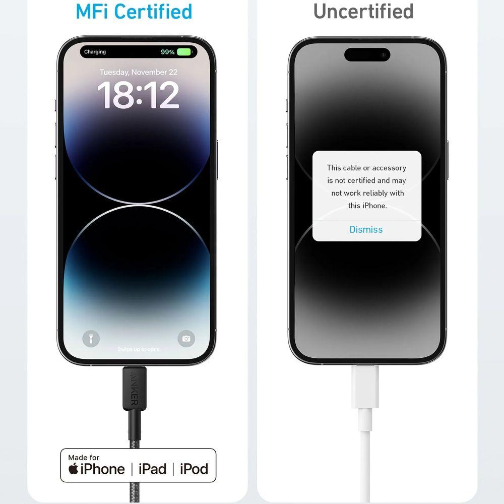Refurbished Anker 322 USB-C auf Lightning Ladekabel (2er Pack) - Reebelo Österreich