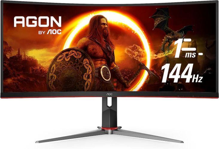 Refurbished AOC CU34G2X 34" WQHD Gaming Monitor - Reebelo Österreich