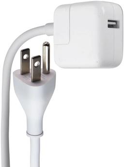 Refurbished Apple 12W USB Netzteil mit (6-Fuß) 3-poligem Netzkabel - Reebelo Österreich