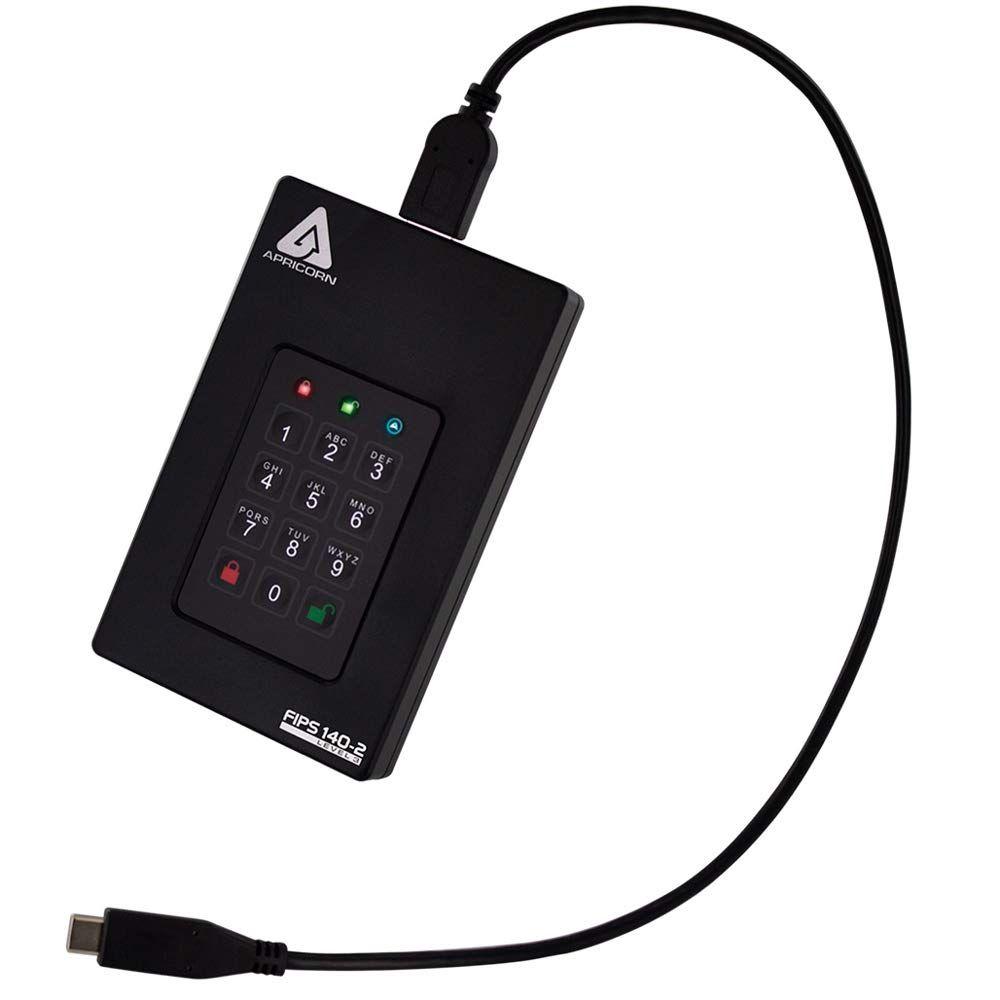 Refurbished Apricorn Aegis Fortress 2TB Externe Festplatte - Reebelo Österreich