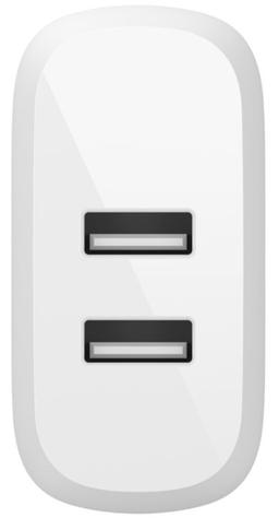 Refurbished Belkin BoostCharge Dual USB-A 24W Wandladegerät - Reebelo Österreich