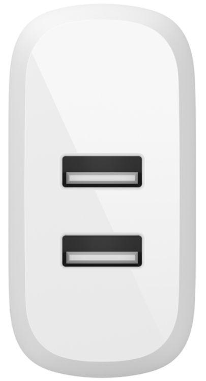 Refurbished Belkin BoostCharge Dual USB-A 24W Wandladegerät - Reebelo Österreich