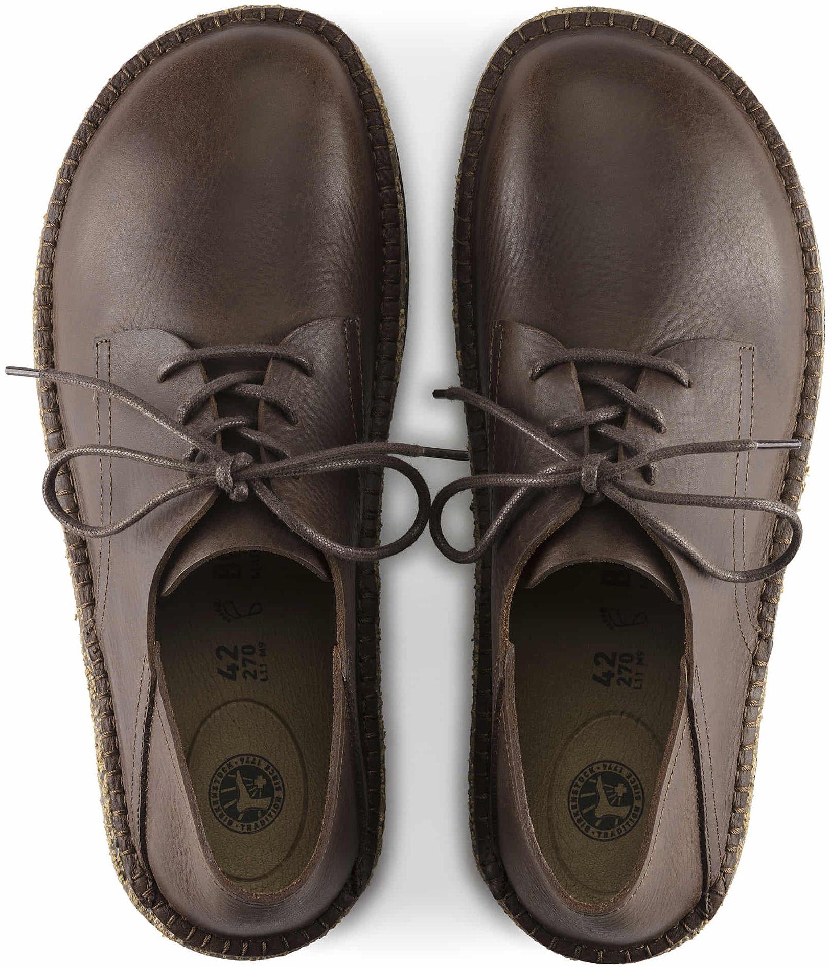 Refurbished Birkenstock Gary Natural Leather Unisex Shoes - Reebelo Österreich
