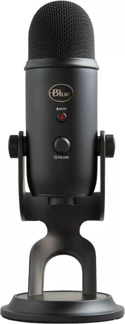 Refurbished Blue Blackout Yeti USB Microphone - Reebelo Österreich