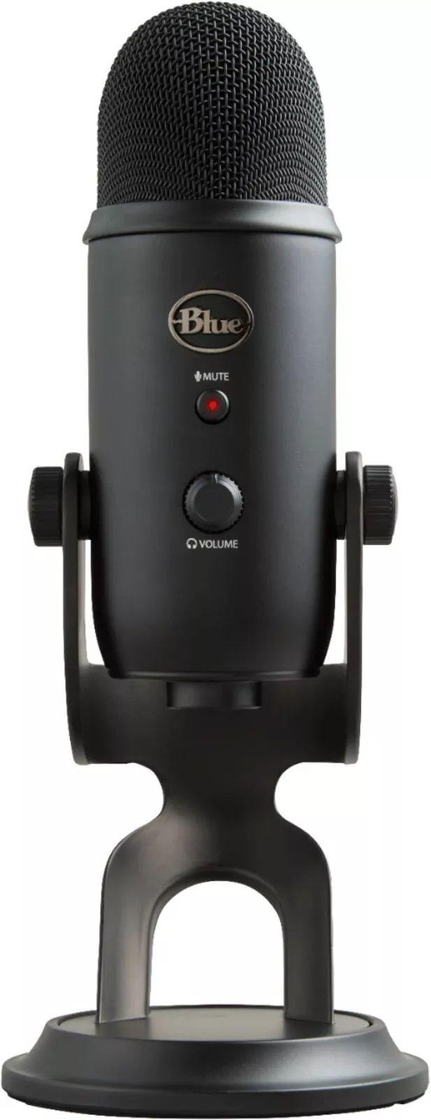 Refurbished Blue Blackout Yeti USB Microphone - Reebelo Österreich
