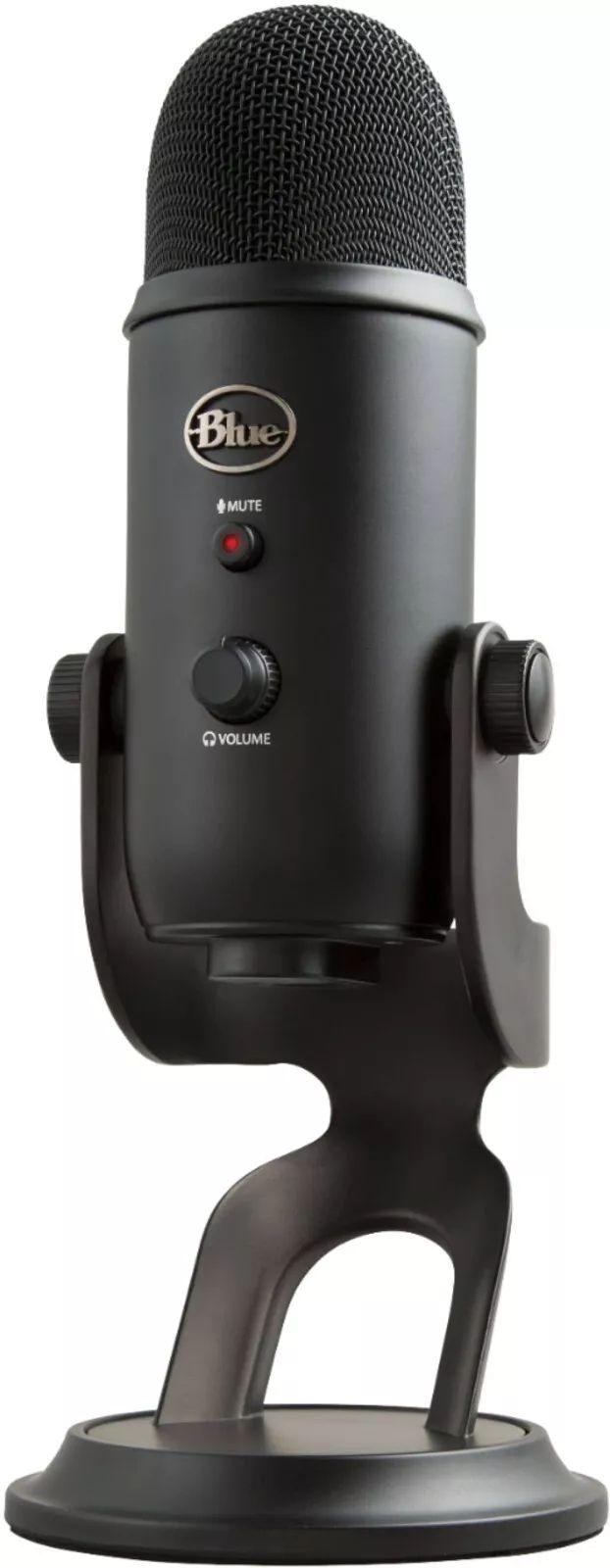 Refurbished Blue Blackout Yeti USB Microphone - Reebelo Österreich