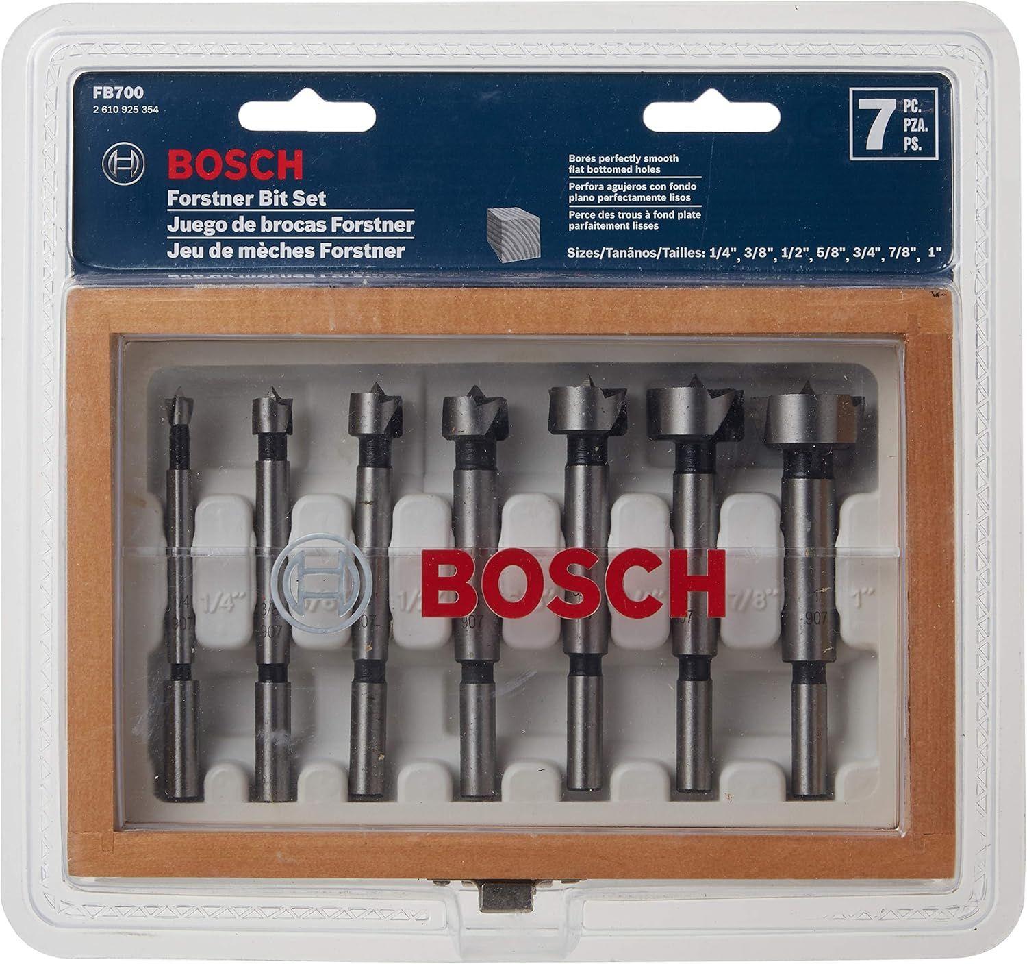 Refurbished Bosch 7-Piece Wood Forstner Bit Set FB700 - Reebelo Österreich