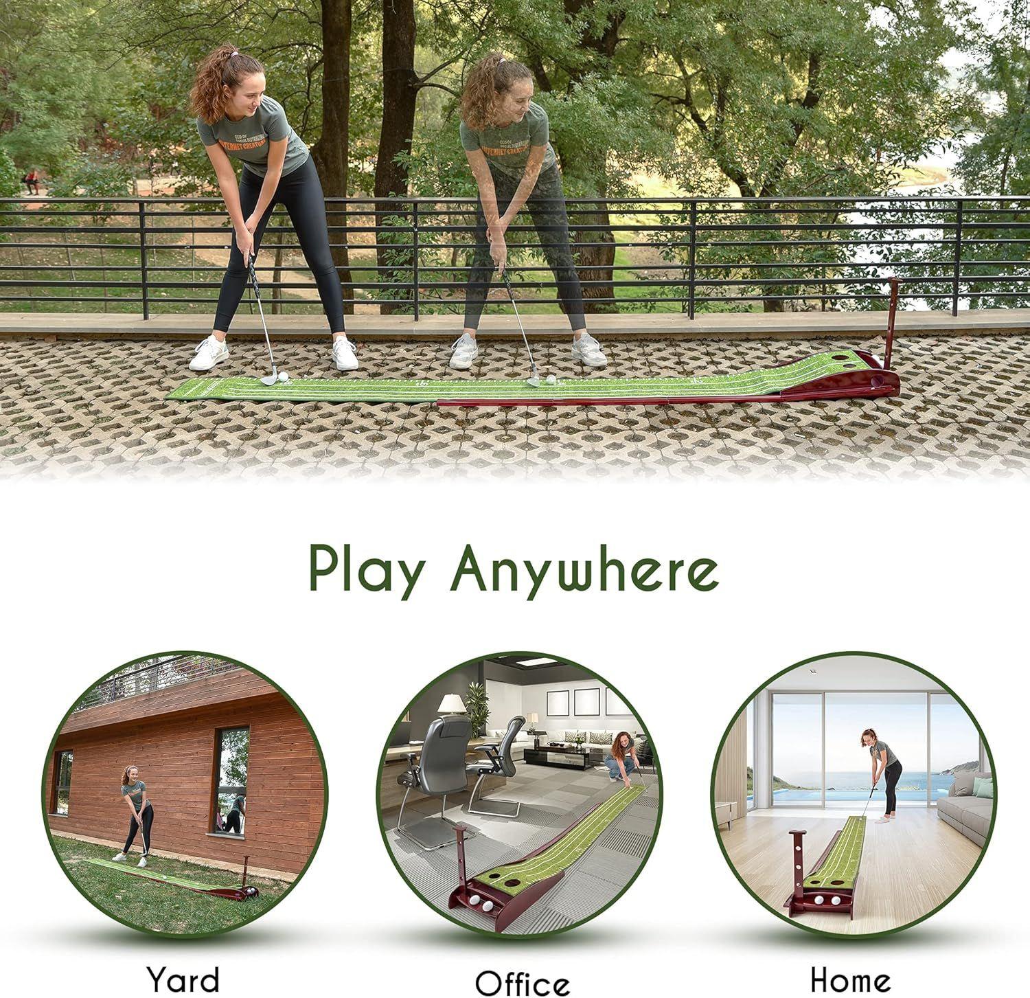 Refurbished Britenway Golf Putting Indoor & Outdoor Green Mat - Reebelo Österreich
