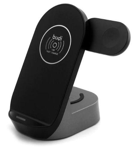 Refurbished Budi 3-in-1 15W Wireless Charging Stand - Reebelo Österreich