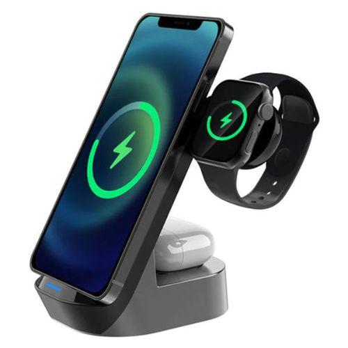 Refurbished Budi 3-in-1 15W Wireless Charging Stand - Reebelo Österreich
