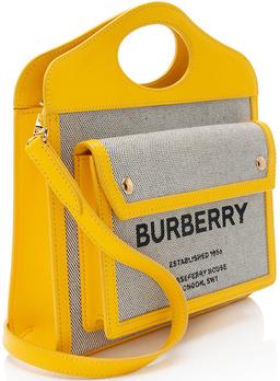 Refurbished Burberry Canvas Horseferry Mini Pocket Tote - Reebelo Österreich