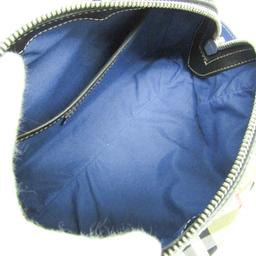 Refurbished Burberry Leather Nylon Canvas Clutch Bag Pouch - Reebelo Österreich