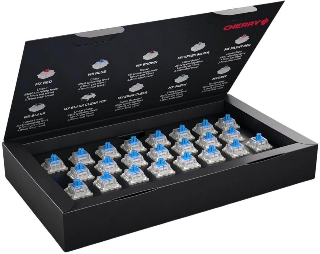 Refurbished CHERRY MX RGB Blue Switch Kit - Reebelo Österreich