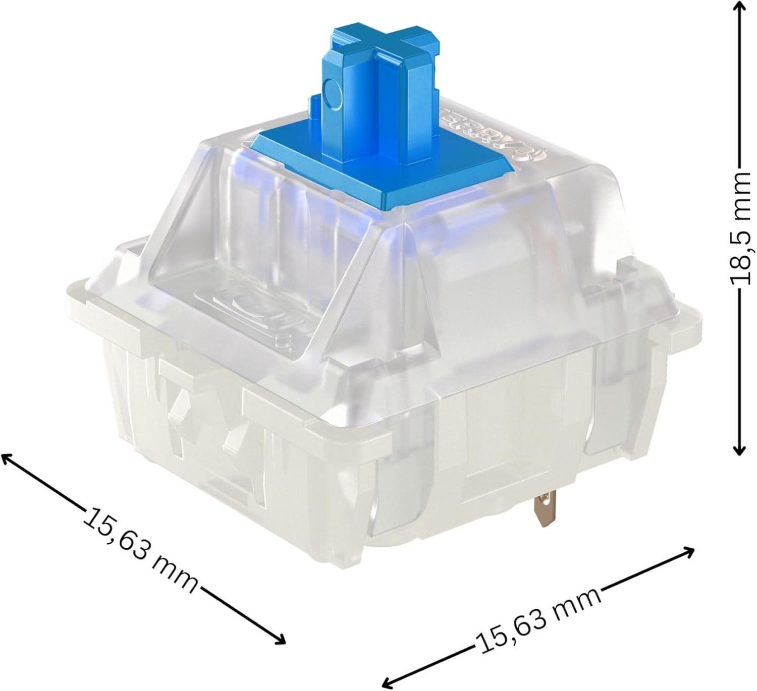 Refurbished CHERRY MX RGB Blue Switch Kit - Reebelo Österreich