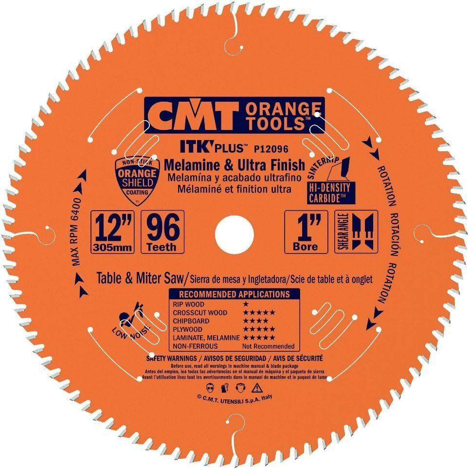 Refurbished CMT P12096 1" Bore ITK Melamine & Ultra Finish Saw Blade - Reebelo Österreich