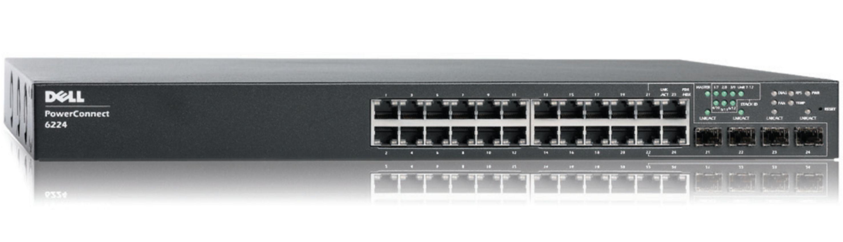 Refurbished Dell PowerConnect 6224 24-Port Gigabit Switch - Reebelo Österreich