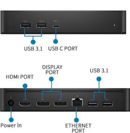 Refurbished Dell Universal Docking Station D6000S Ethernet - Reebelo Österreich
