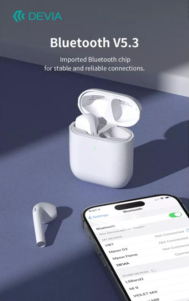 Refurbished Devia EM053 Airbuds True Wireless Earphone - Reebelo Österreich
