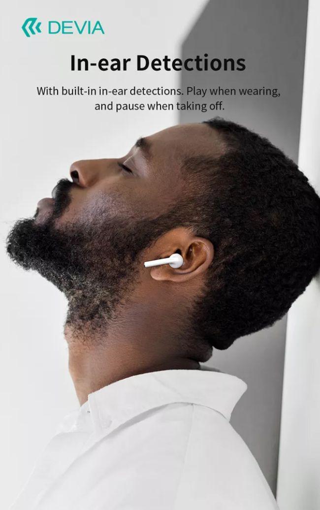 Refurbished Devia EM053 Airbuds True Wireless Earphone - Reebelo Österreich