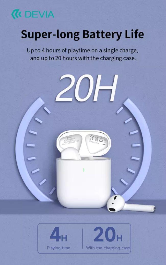 Refurbished Devia EM053 Airbuds True Wireless Earphone - Reebelo Österreich
