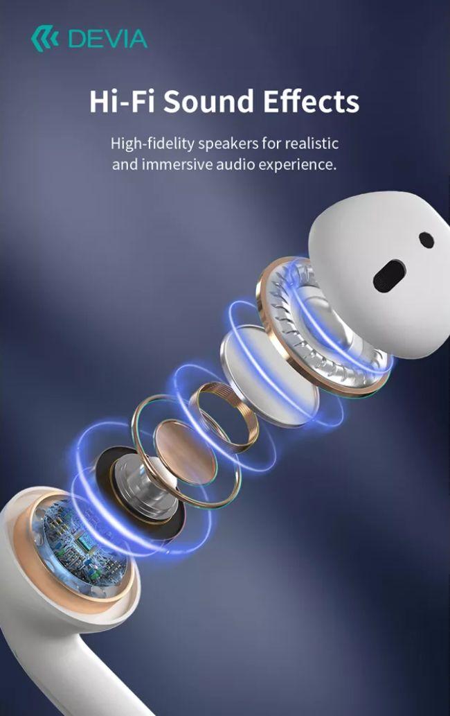 Refurbished Devia EM053 Airbuds True Wireless Earphone - Reebelo Österreich