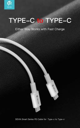 Refurbished Devia Smart Series PD Ladekabel für Type-C (1m) - Reebelo Österreich