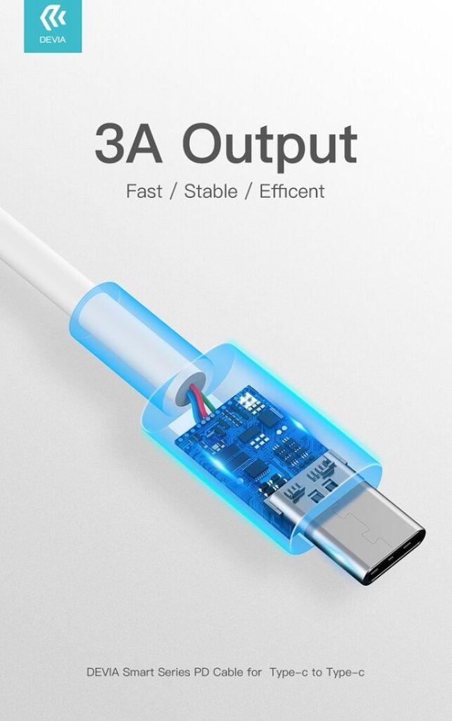 Refurbished Devia Smart Series PD Ladekabel für Type-C (1m) - Reebelo Österreich