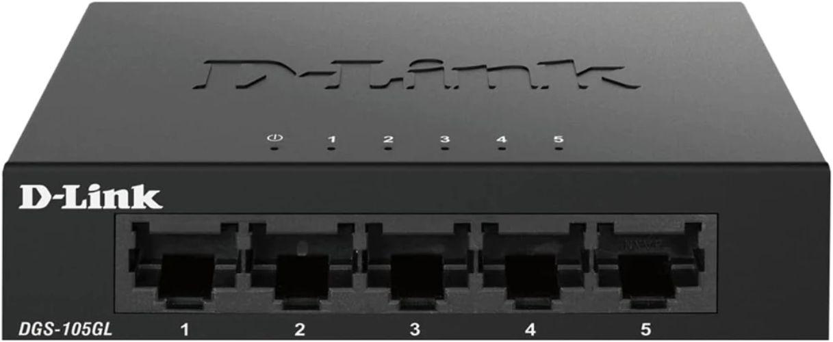 Refurbished D-Link DGS-105GL 5-Port Gigabit Desktop Switch - Reebelo Österreich