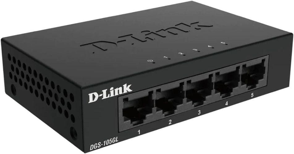 Refurbished D-Link DGS-105GL 5-Port Gigabit Desktop Switch - Reebelo Österreich