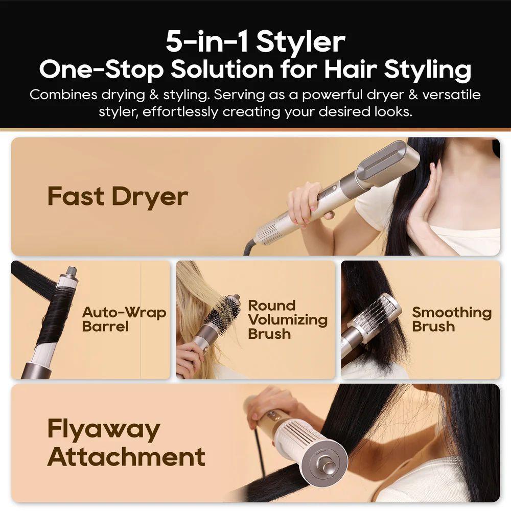 Refurbished Dreame AirStyle 5-in-1 Hair Drying & Styling Tool Kit - Reebelo Österreich