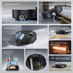 Refurbished Dreame Aqua10 Roller Robot Vacuum Cleaner - Reebelo Österreich