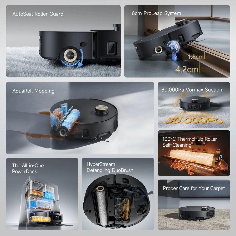 Refurbished Dreame Aqua10 Roller Robot Vacuum Cleaner - Reebelo Österreich