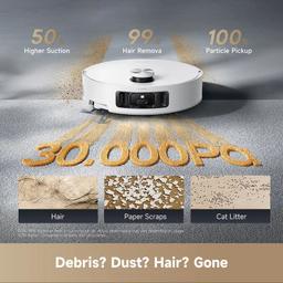 Refurbished Dreame Aqua10 Roller Robot Vacuum Cleaner - Reebelo Österreich