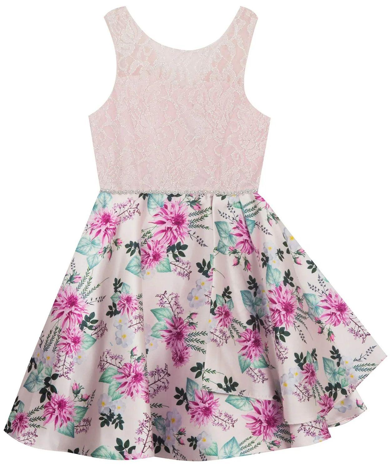 Refurbished Emily Rose Girl's Floral High Low Dress 12 - Reebelo Österreich