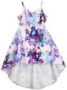 Emily Rose Girl's Floral High Low Dress 14