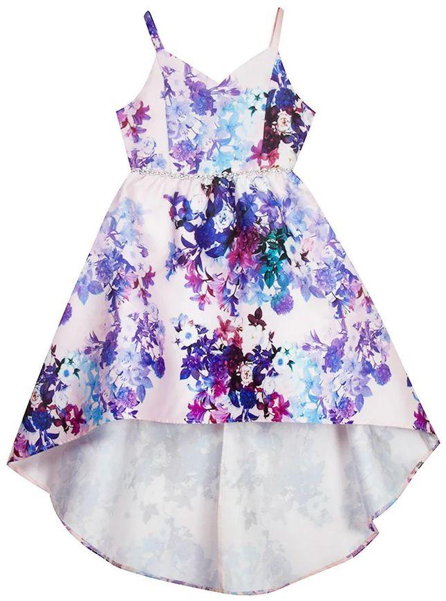Refurbished Emily Rose Girl's Floral High Low Dress 7 - Reebelo Österreich