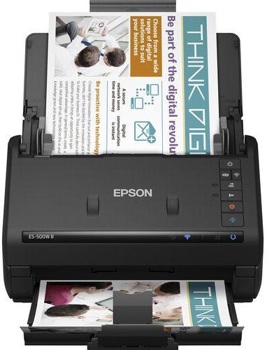 Refurbished Epson ES-500W II Wireless Duplex Document Scanner - Reebelo Österreich