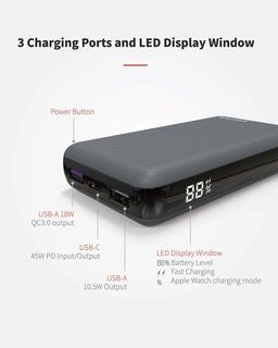 Refurbished EXCITRUS 9600mAh 45W Power Bank (PD-45960) - Reebelo Österreich