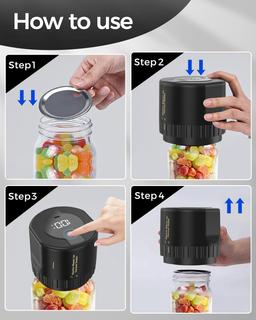 Refurbished Fodmor Mason Jar Electric Vacuum Sealer - Reebelo Österreich