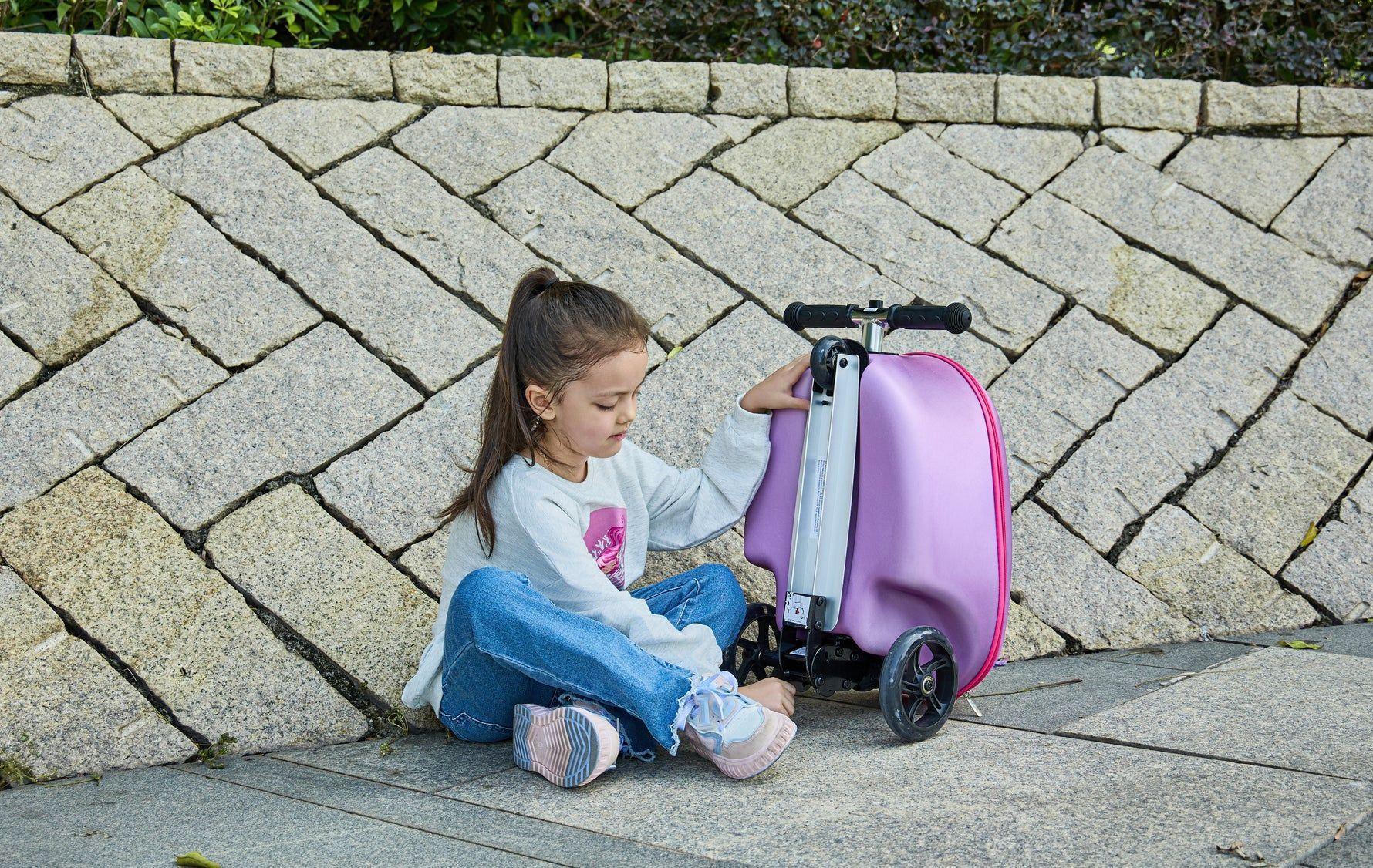 Refurbished GoPowerBike GoVoyage Kids 2-in-1 Luggage Scooter - Reebelo Österreich