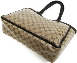 Refurbished Gucci GG Crystal Leather PVC Tote Bag - Reebelo Österreich