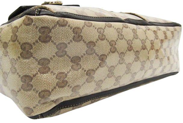 Refurbished Gucci GG Crystal Leather PVC Tote Bag - Reebelo Österreich