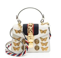 Refurbished Gucci Leather Animal Studs Sylvie Mini Satchel - Reebelo Österreich