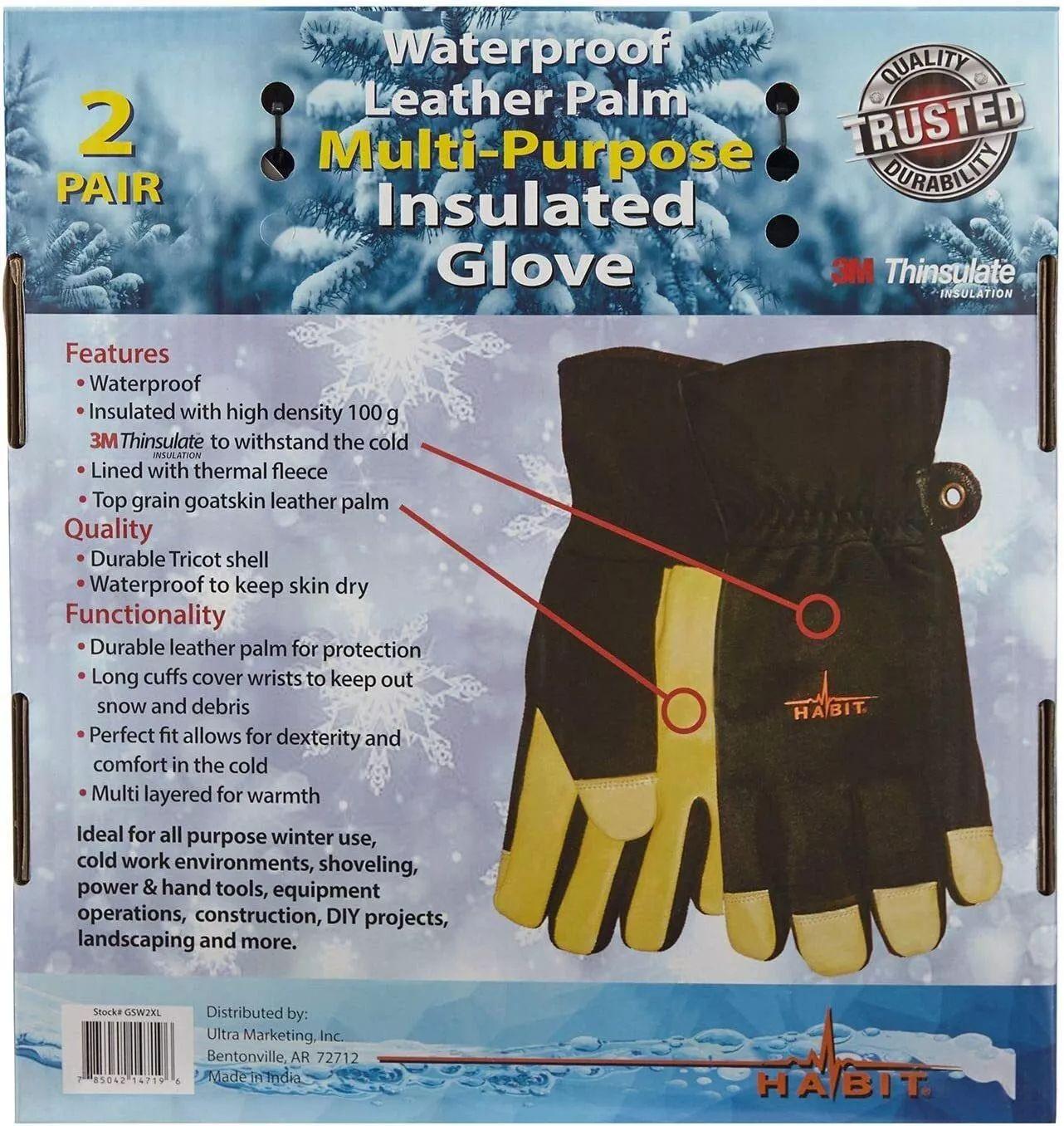 Refurbished Habit Waterproof Multi-Purpose Insulated Gloves M - Reebelo Österreich