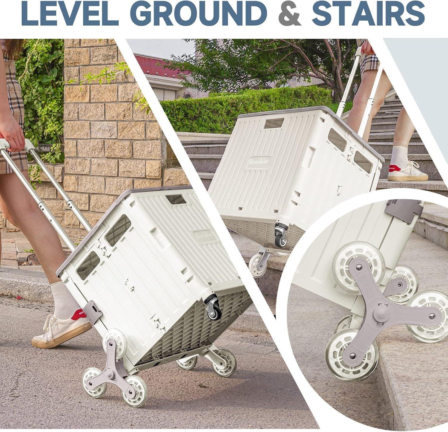 Refurbished Honshine Foldable Cart with Stair Climbing Wheels - Reebelo Österreich