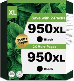 Refurbished HP 950XL High Yield Original Ink Cartridge (2Pack) - Reebelo Österreich