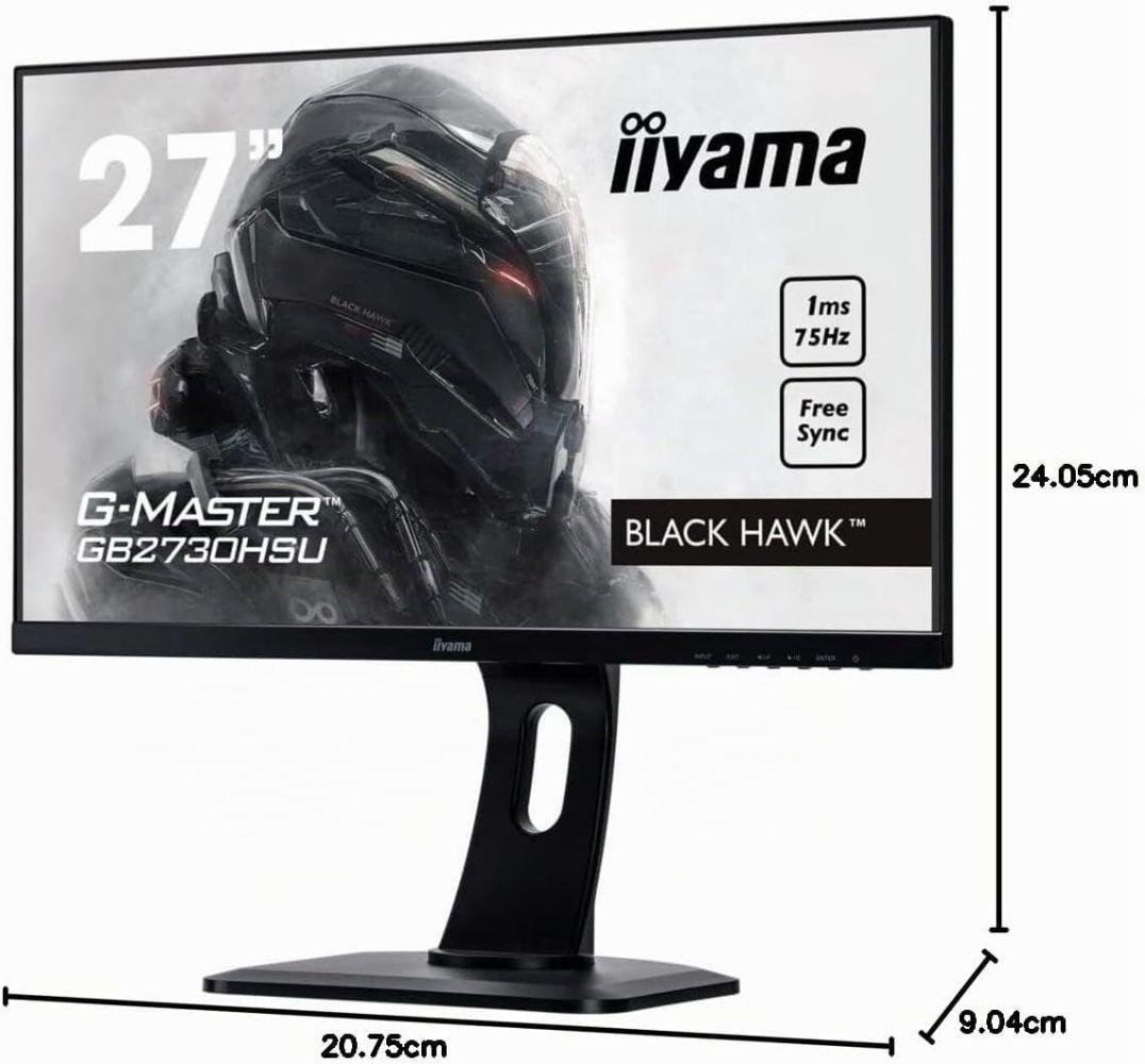 Refurbished Iiyama G-MASTER GB2730HSU FHD Gaming Monitor 27" - Reebelo Österreich