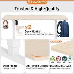 Refurbished IMGadgets Standing Electric Adjustable Desk 40" x 24" - Reebelo Österreich
